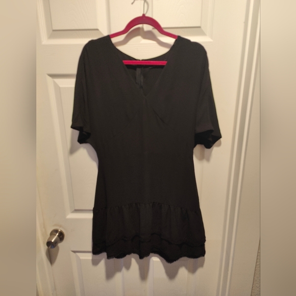 All Saints US sz6 black mini dress - Picture 4 of 11